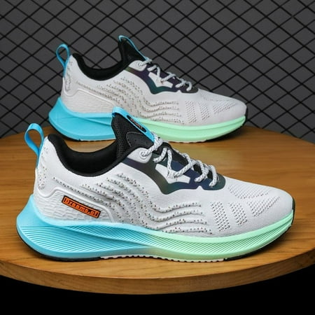 

Men s Trendy Colorblock Breathable Ultra-light Running Shoes