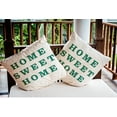 thumbnail image 5 of 16" x 16" Simply Daisy Home Sweet Home Indoor/Outdoor Pillow, Kelly Green Qty 1, 5 of 6