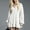 White, variant on Morttic Women's Elegant Solid Color Short Dress – Collared Long Puff Sleeve Loose Ruffle Hem Spring Fall Going Out Dress White,S