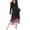 Black Pink Flower, variant on Women's Long Nightgown Botton Down Sleep Dress Soft Nightshirt Sleepwear Lounge Dresses