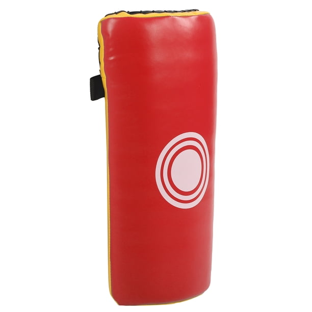 Equipo de entrenamiento de taekwondo con bloqueo de objetivo, almohadilla de kickboxing para pies, protector de manos, rojo y amarillo