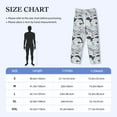 thumbnail image 2 of Salouo Sea Life Elements Print Pajama Pants for Men, Lounge Pants Elastic Waistband Casual Men's sleepwear Loungewear Sleep Pajama Pant -Small, 2 of 7