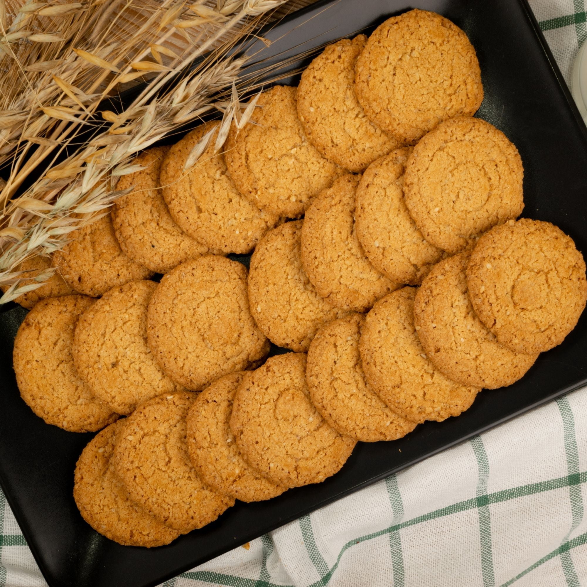 Cookie Thins Baked 3 Flavor Variety, (1) Each: Dark Chocolate, Zesty Lemon, Simply Sugar (4.6 Ounces) Mandy's Old Fashioned | MerlinsMart Zine