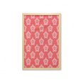 thumbnail image 1 of Coral Wall Art with Frame, Abstract Tribal Mandala Pattern Various Female Girl Floral Victorian Shapes Art, Printed Fabric Poster for Bathroom Living Room, 23" x 35", Dark Coral, by Ambesonne, 1 of 2