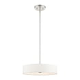 thumbnail image 2 of Livex Lighting  4 Light Brushed Nickel Pendant, 46923-91 - 14" Dia x 11.75" - 41.75" Adj. H, 2 of 8
