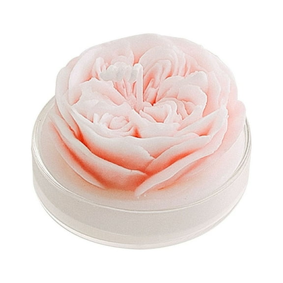 Miayilima Candles & Holders Rose Flower Shaped Scented Candle Handmade Aroma Soy Wax Decorative Candle Table Photo Prop Birthday Gift Prefect For Meditation Stress Boosting Bath Yoga Mother's Day