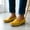 Yellow, variant on Women Casual Slip On Flats Loafers, Soft Cushioned Sole Comfort Footwear For Walking Shopping Office Daily Outfits Orange 8.5