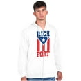 thumbnail image 5 of Puerto Rico Rich Port PR Flag Pride Zip Up Hoodie Men's Women's Brisco Brands S, 5 of 5