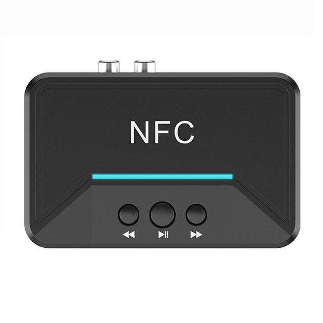 Receptor Nfc Adaptador de receptor inalámbrico Adaptador inalámbrico de audio estéreo 5.0 compatible con Bluetooth