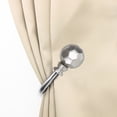 thumbnail image 2 of Domovina Reid Holdback Pair-Color:Satin Nickel, 2 of 2
