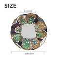thumbnail image 4 of KLL Cactus Garden Pattern Shower Cap & Bath Cap for Women,Reversible Oversized Waterproof Shower Caps for all Hair Lengths,Elastic Reusable Bathing Hair Cap, 4 of 6
