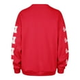 thumbnail image 3 of Women's '47 Scarlet Nebraska Huskers Go Big Oversized Pullover Sweatshirt, 3 of 3