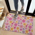 thumbnail image 2 of Pioneer Flower Floral Print Pattern Door Rugs,Washable Non Slip Door Mats Indoor,Decorative Door Mats,Entry Mat Indoor for Entrance,Bedroom,Kitchen,Bathroom,20"x32", 2 of 6