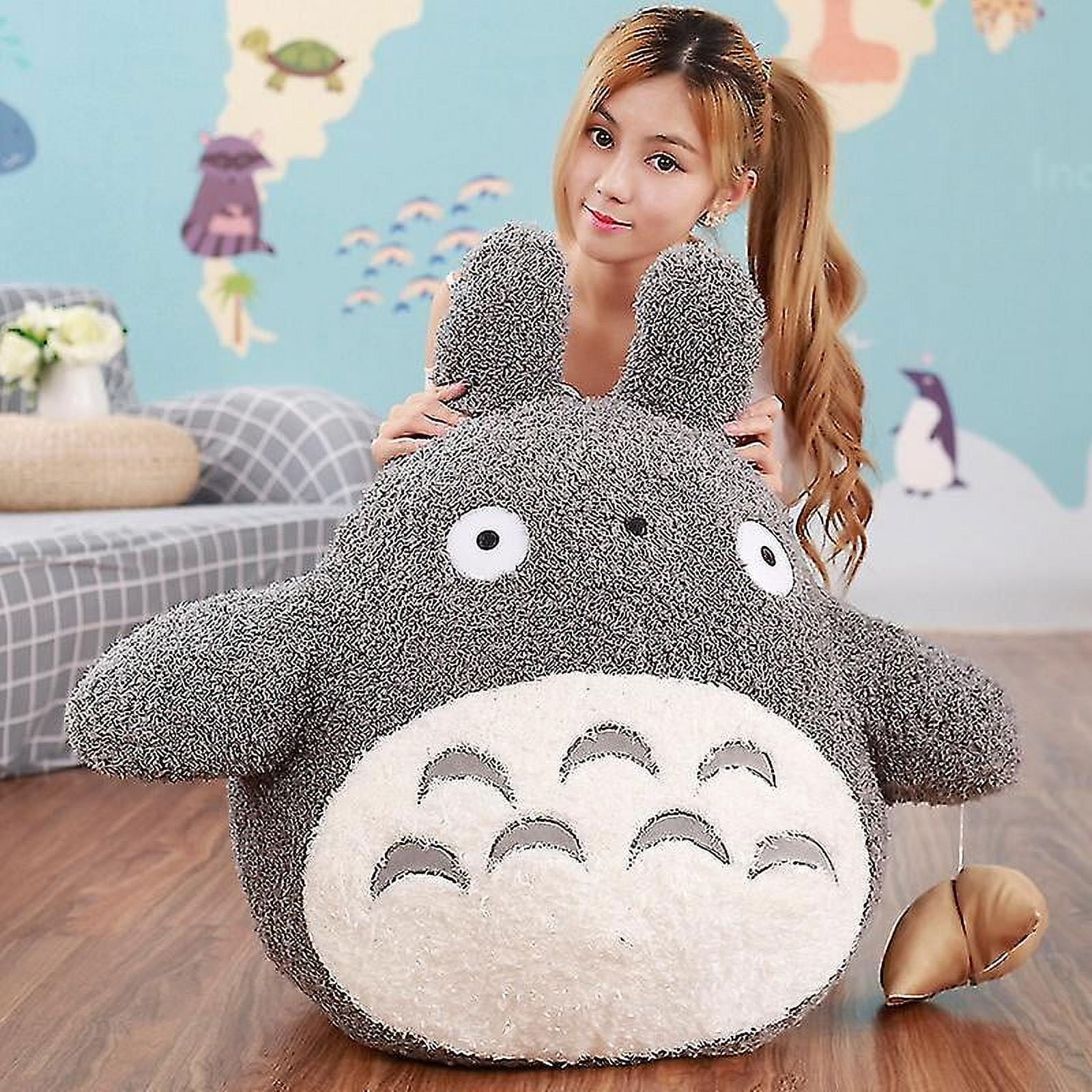 20 70cm Giant Plush Totoro Toys Cartoon Tonari No Totoro Plush Pillow Lovely Stuffed Dolls For kids Girls Birthday Gifts ZJKDGJKJ Walmart
