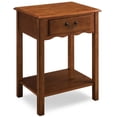 thumbnail image 1 of Bowery Hill 1 Drawer Nightstand in Medium Oak, 1 of 9