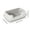 Gray, variant on Semi Enclosed Cat Litter Box with High Sides, Splash Proof Litter Pan with Scoop Included, 14.4x10.6 Inch Kitty Litter Box with Non-Slip Bottom, Easy Clean Cat Litter Tray for Indoor Cats Kittens