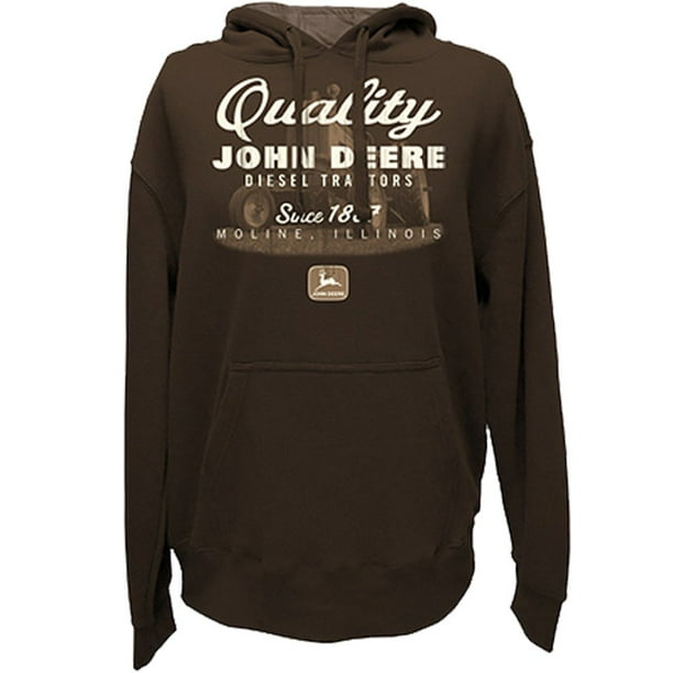 John Deere Mens John Deere Diesel Tractors Hoodie/Hooded Sweatshirt