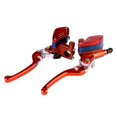 thumbnail image 2 of LAFGUR Universal Motorcycle Hydraulic Brake Clutch Master Cylinder Reservoir Levers Set, 2 of 8