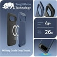 thumbnail image 3 of TUDIA MergeGrip Google Pixel 9 Pro TG Étui MagSafe Compatible Robuste - Bleu Indigo, 3 of 8