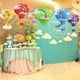 thumbnail image 4 of Faroles de papel con forma de arcoíris con decoración de globos aerostáticos, 4 of 7