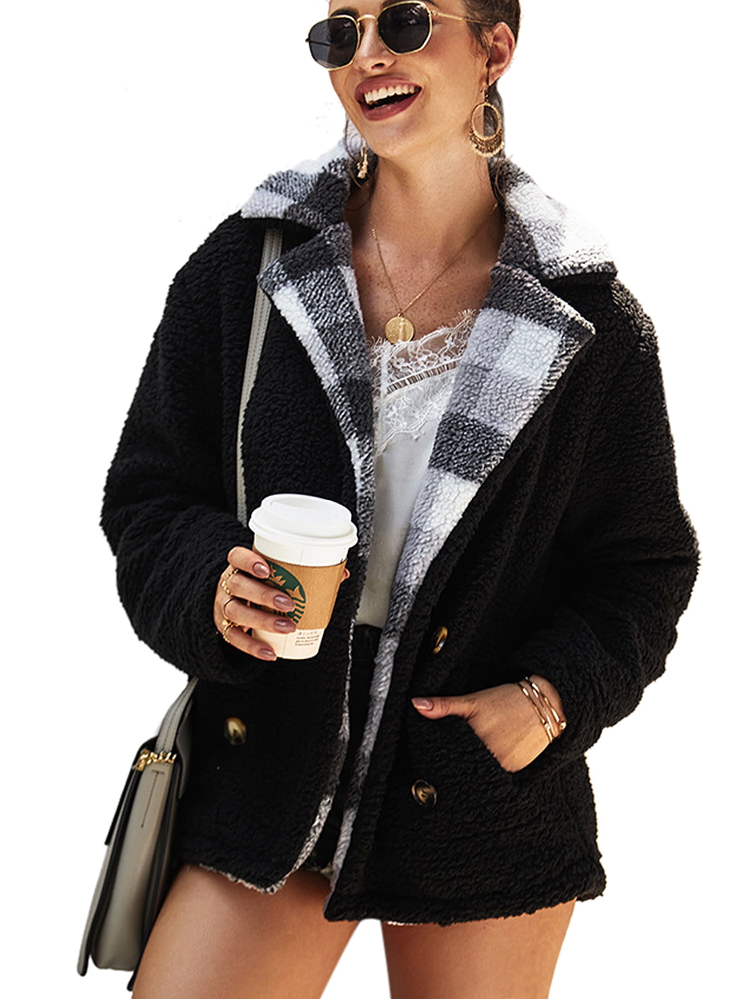 walmart fuzzy cardigan