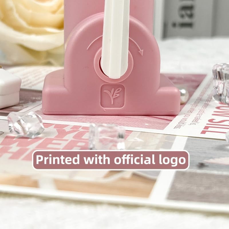 ABCISI 2025 New i Cord Knitting Machine, Rope Knitting Mill Mid End Braiding Machine, Ceiling Style Double Guide Mouth Groove Upgraded Weaving Artifact Yarn Rope DIY Tool（Pink and White）