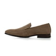 thumbnail image 4 of Ferro Aldo Dale MFA19703 Minimalist Slip-on Suede Penny Loafers, in Cognac Suede, Size 6.5, 4 of 8