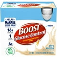 thumbnail image 2 of Boost Glucose Control Balanced Nutritional Drink, Very Vanilla, Helps Manage Blood Sugar With No Artificial Colors, 6-8 Fl Oz Bottles/Pack (Pack Of 2), 2 of 3
