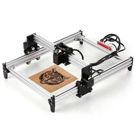 Desktop DIY Laser Engraving Machine CNC Engraver Carver Laser Printer with Protective Glasses for Carving Cutting and