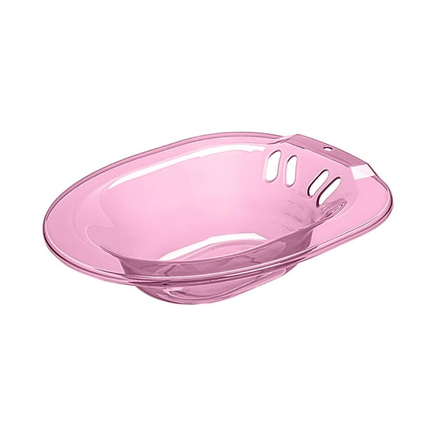 Lavabo de baño de asiento Fernando con bidé de lavabo de cadera 2000 ml Rosa