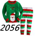 thumbnail image 1 of Conjunto de ropa de dormir para niños y niñas, conjunto de pijamas de dibujos animados, muñeco de nieve, Reno, Navidad, Papá Noel, novedad, 1 of 4