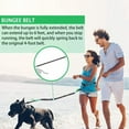 thumbnail image 2 of YIHATA Hands Free Dog Leash for Running Walking Training Hiking, Adjustable Waist Belt, Shock Absorbing, Ideal for Medium to Large Dogs(Green Grey ), 2 of 8