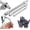 1set, variant on Flexible Socket Extension 3/8, 360 Flex Rod for Impact, 3/8", 1/4", 1/2" Drive Bar, Wrench Sleeve Universal Extension Rod Set (1/4" Socket Flexible Extension Hose)