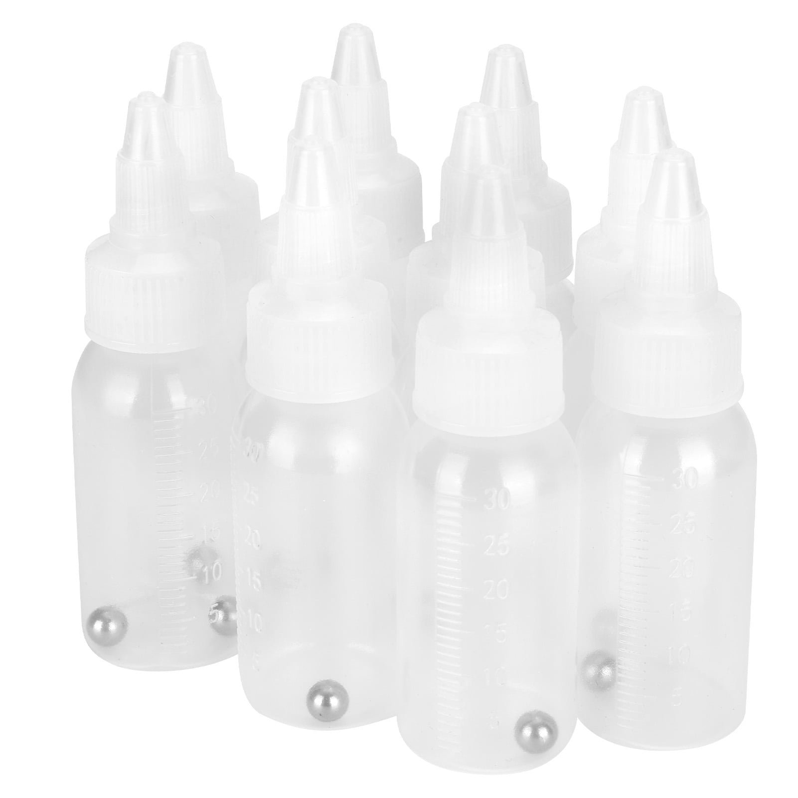 Empty Paint Bottle, 30ml Plastic Jar Bottles For Adding Pigment