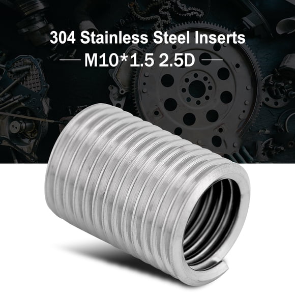 Wirescrewsleeve,100 Pcs 304 Stainless Thread Repair Kit Wire Thread Inserts Built for the Future