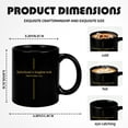 thumbnail image 2 of 1 PCS Religious Father‘s Day Mug, 11oz Ceramic Coffee Cup with Scripture Verse, Golden Cross Design, Faith-Based Gift for Dad, 2 of 10