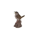 thumbnail image 2 of Hi-Line Gifts 5.25" Motion Activated Singing Troglodyte Standing on Stump Outdoor Garden Statue, 2 of 8