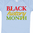thumbnail image 4 of Inktastic Black History Month- Red, Green, Yellow Boys or Girls Baby Bodysuit, 4 of 5
