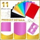thumbnail image 2 of 550Pcs Cards Engraving Aluminum Plates Sheets 0.01Inch, Multicolor, 2 of 5
