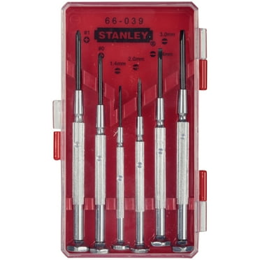 STANLEY 66-039 6-Piece Jeweler's Precision Screwdriver Set