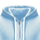 thumbnail image 3 of pstuiky Camisas para hombre de manga larga, Sudadera informal de cuello redondo con capucha, media cremallera y bolsillo de manga larga de color liso para hombre salir tops l, 3 of 5