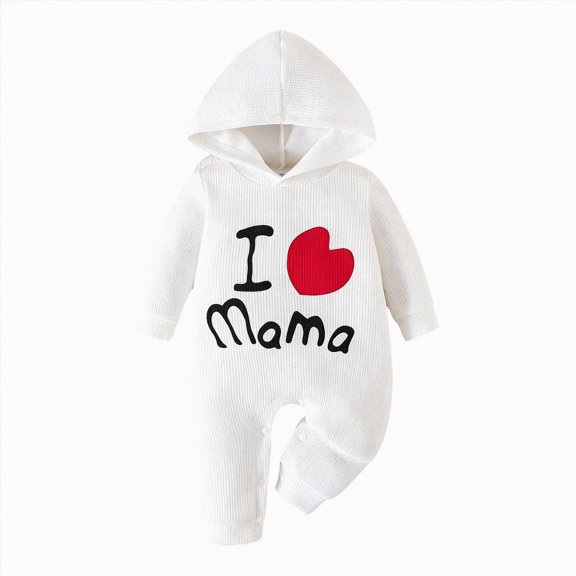 CAUYDY Preemie Boys Sleepers Baby Clothing Fall Winter Newborn Long Sleeve Romper Infant Boy Soft Pajamas Toddler Loungewear 0 3 6 9 Months 1T 2T White for Sizes 12-18 Months