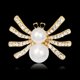 thumbnail image 3 of Pin Lindo Del Rhinestone De material perla De Imitación Del Broche Para Del Partido De Halloween Yuyangstore Broche de araña de diamantes de imitación, 3 of 8