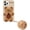 Bear Khaki Hairball, variant on Case for iPhone 11 Case Funny Phone Case Cute iPhone 11 Case Flower Teddy Bear Kawaii Creative Soft Rubber Bumper Shockproof Cover Protective Case for Women Girls Khaki