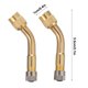 thumbnail image 4 of ADDHAT 2Ud Adaptador Extensión De Neumático Dorado Con Ángulo 135 Y Tapón Metálico, 4 of 6