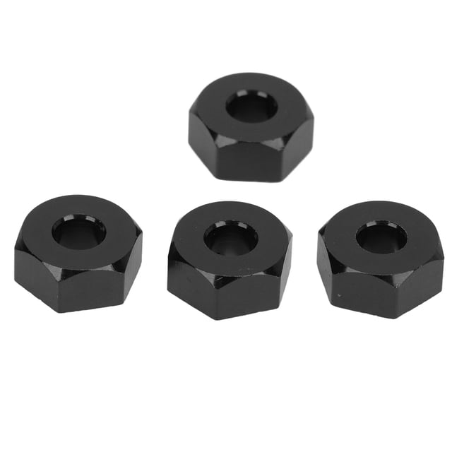 4 Cubos de Rueda Hexagonales de 0472 in aleación de Aluminio Adaptador de Accionamiento Hexagonal para Coche RC Montaje de Cubo de Rueda Hexagonal con Pasador para MJX 14210 ANGGREK Otros