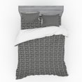 thumbnail image 2 of Vintage Duvet Cover Set, Pattern of Repetitive Hand Drawn Inspired Sketched Hipster Style Photo Machines, Bedding Set with Shams and Fitted Sheet, 3 Sizes, by Ambesonne, 2 of 3