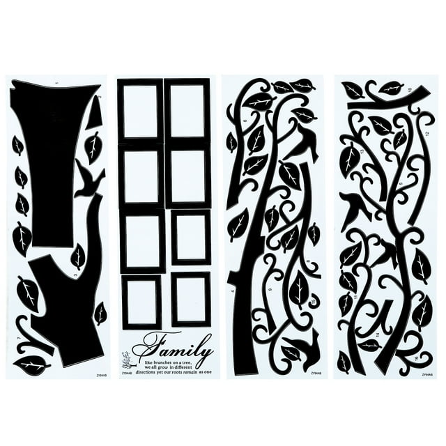 Wall Decal,DIY Family Photo Frame Removable Wall Sticker Home Decorative Wallpaper Precision Engineered