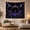 Crystal Cluster, variant on Large Cosmic Butterfly in Deep Blue & Purple Nebula Space, Mystical Fantasy Art for Space Lovers, Celestial Home Decor, Birthday Gift Tapestry Wall Hanging for Bedroom and Living Room