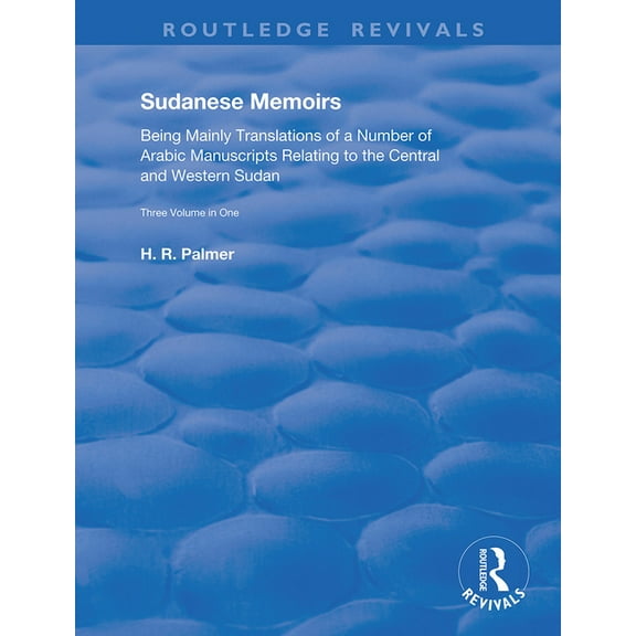 Routledge Revivals Sudanese Memoirs: Template Subtitle, (Paperback)